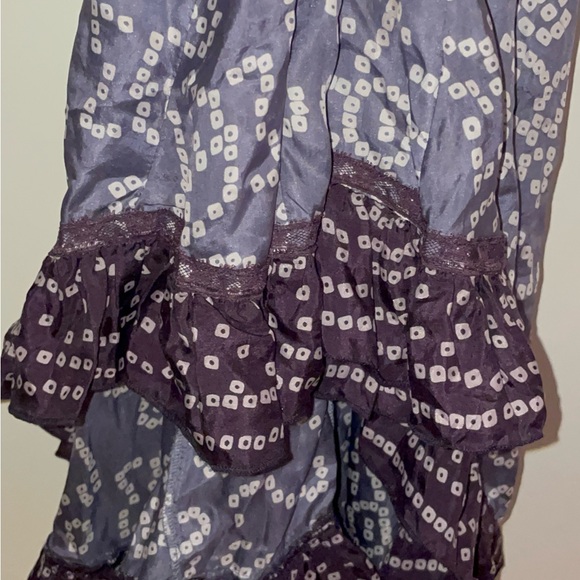 Embellished Purple Spaghetti Strap Dress - Picture 4 of 11